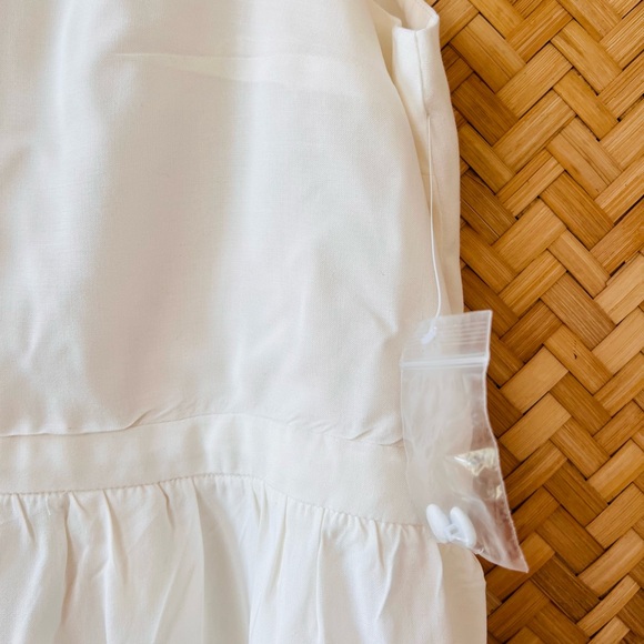 CHARMING MOD CLOTH WHITE‎ W/ COLORFUL POLKA DOTS SLEEVELESS V-NECK DRESS - NWT - Picture 10 of 15